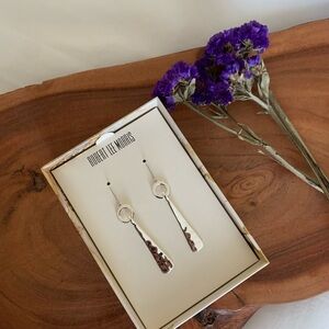 Robert Lee Morris Silver Drop Earrings